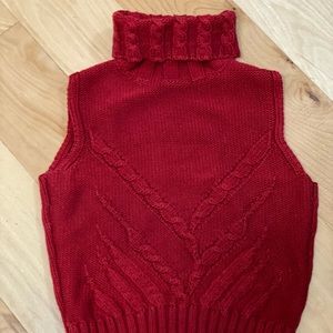 Lucky Brand Sleeveless Turtleneck Sweater